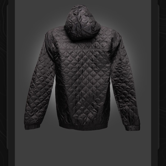 Grenade Black Quilted Men's Sweater - Picture 2 of 6
